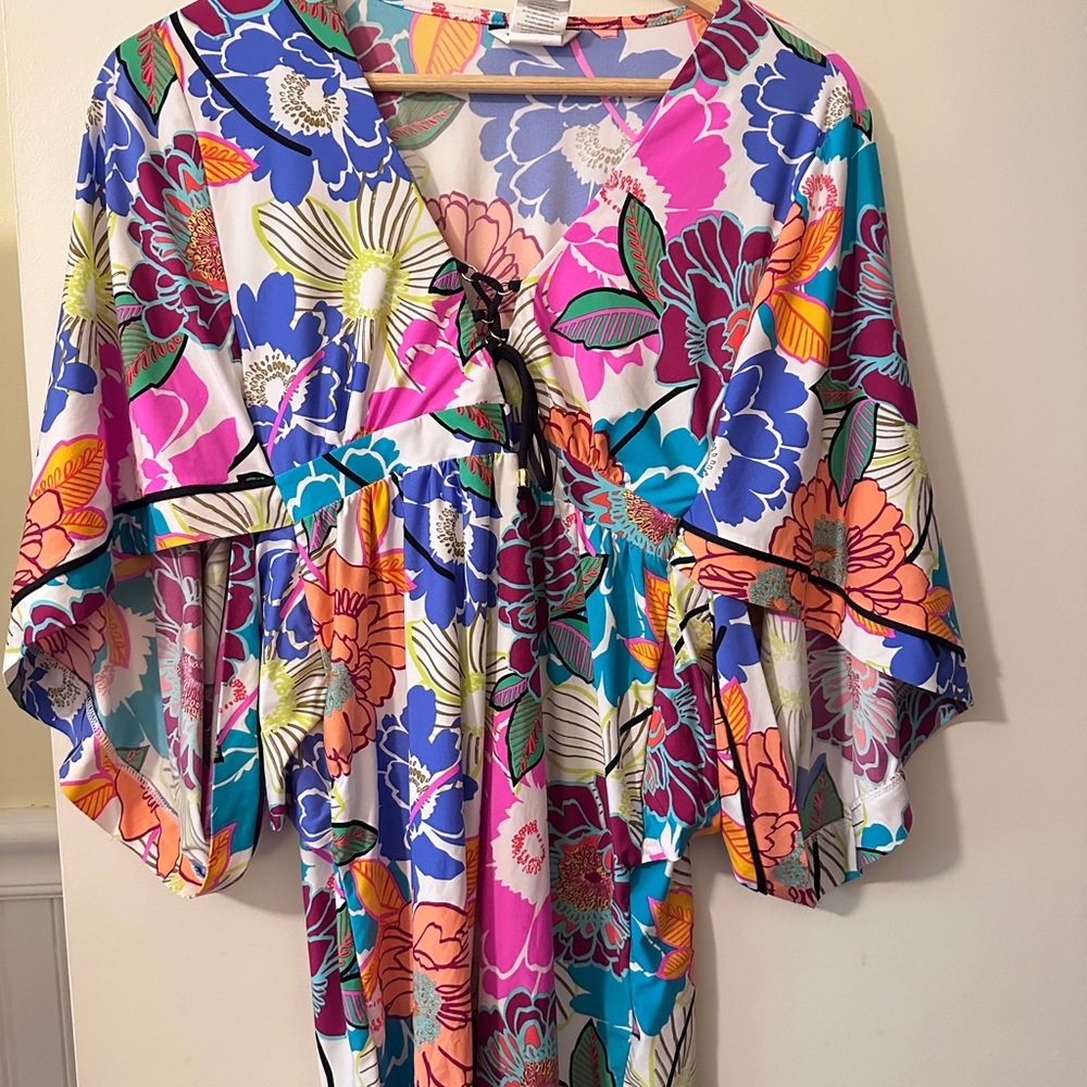 Trina Turk Multicolor Floral Dress
